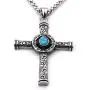 Warvik Native American Cross Eagle Necklace Pendant Indian Vintage, Stainless Steel Jewelry Mens Womens Wheat Chain 20/28inch Warvik Native American Cross Eagle Necklace Pendant Indian Vintage, Stainless Steel Jewelry Mens Womens Wheat Chain 20/28inch