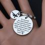 FAADBUK Peter Pan Quote Gift Fairy Tale Jewelry Peter Pan Fans Gift Inspirational Quote Keychain
