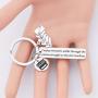 BAUNA Gambler Gifts Casino Lucky Keychain with Poker Charm Playing Cards Jewelry for Poker Lovers Casino Lover Gambling Jewelry