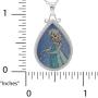 Disney Frozen Silver Plated Teardrop Pendant, 18'' Chain