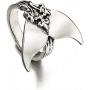 Giwotu Womens Mens Ring Mystical Mermaid Ring Vintage Antique Silver Whale Tail Midi Finger Knuckle Rings for Women Jewelry 3903
