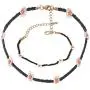 N/Q Bohemian Adjustable Flower Seed Beads Chain Choker Necklace for Women Girls Boho Colorful Tiny Beaded Bracelet Fashion Jewelry Set N/Q Bohemian Adjustable Flower Seed Beads Chain Choker Necklace for Women Girls Boho Colorful Tiny Beaded Bracelet Fashion Jewelry Set