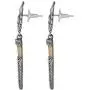 Aheli Oxidized Intricate Floral Design Crafted Dangle Jhumka Earrings Set Ethnic Antique Indo Western Fashion Jewelry for Women Girls