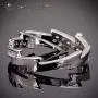 MIXIA 18K Rose Gold Tone Adjustable Open Finger Rings Lightning Bolt for Women Shining Cubic Zircon CZ Ring Fashion Jewelry