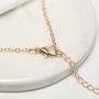 TseanYi Boho Moon Star Choker Necklace Tiny Gold Star Pendant Necklace Chain Jewelry Fashion Short Chain Necklaces Jewelry for Women and Girls (Gold)