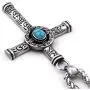 Warvik Native American Cross Eagle Necklace Pendant Indian Vintage, Stainless Steel Jewelry Mens Womens Wheat Chain 20/28inch Warvik Native American Cross Eagle Necklace Pendant Indian Vintage, Stainless Steel Jewelry Mens Womens Wheat Chain 20/28inch