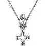 AeraVida Supreme Viking Wolf Thors Cross .925 Sterling Silver Pendant Necklace AeraVida Supreme Viking Wolf Thors Cross .925 Sterling Silver Pendant Necklace