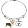 BAUNA Corgi Dog Gift I Love My Corgi Bracelet Gifts for Dog Lover Corgi Mom Gift BAUNA Corgi Dog Gift I Love My Corgi Bracelet Gifts for Dog Lover Corgi Mom Gift