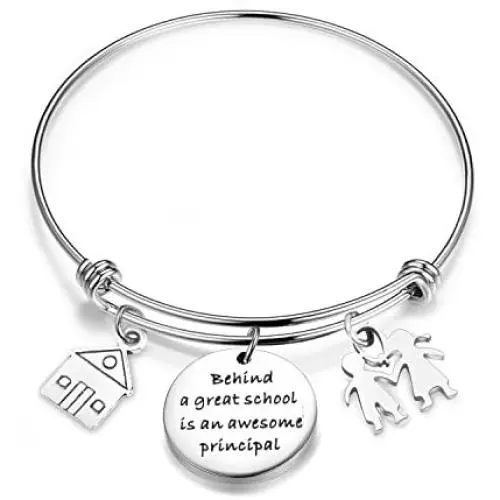 ENSIANTH Principal Gift School Principal Bracelet Assistant Principal Jewelry Retirement Gift for Principal Teacher