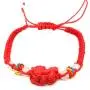 MANRUO The Best Feng Shui Red String Bracelet with Cinnabar Pi Xiu/Pi Yao Lucky Wealthy Amulet Brecelet Jewelry MANRUO The Best Feng Shui Red String Bracelet with Cinnabar Pi Xiu/Pi Yao Lucky Wealthy Amulet Brecelet Jewelry