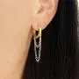 Kyerlyn Tassel Chain Small Hoop Earrings Huggie 14K Gold Plated Drop Dangle Earrings Minimalist Fashion Personalized Jewelry for Women Girls Kyerlyn Tassel Chain Small Hoop Earrings Huggie 14K Gold Plated Drop Dangle Earrings Minimalist Fashion Personalized Jewelry for Women Girls