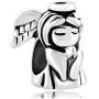 LovelyJewelry Guardian Angel Prayer Protect Me Charm Beads For Bracelet (Style 1)