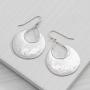 Silpada Crescent Drop Earrings in Sterling Silver