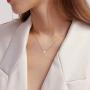 Heart Initial Necklace for Women, Tiny Silver Alphabet Letter Necklace Personalized Jewelry Gifts