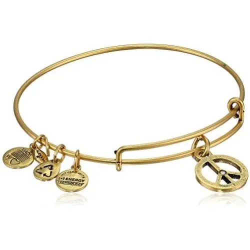 Alex and Ani Bangle Bar ''World Peace'' Rafaelian Expandable Bracelet, 7.75'' Alex and Ani Bangle Bar ''World Peace'' Rafaelian Expandable Bracelet, 7.75''