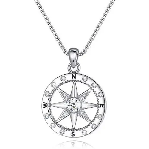Id Be Lost Without You Compass Necklace for Women Valentines Day Christmas Mothers Gifts for Wife Girlfriend Id Be Lost Without You Compass Necklace for Women Valentines Day Christmas Mothers Gifts for Wife Girlfriend