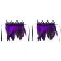 CHICTRY 1 Pair Feather Cuffs Halloween Wrist Cuffs Bracelets with Ribbon Ties for Victorian Cosplay Costume Game Party CHICTRY 1 Pair Feather Cuffs Halloween Wrist Cuffs Bracelets with Ribbon Ties for Victorian Cosplay Costume Game Party