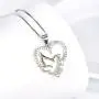 925 Sterling Silver Doves Birds Faith Hope Love with Open Heart Pendant Necklace for Women Teenage Girls, 18inches 925 Sterling Silver Doves Birds Faith Hope Love with Open Heart Pendant Necklace for Women Teenage Girls, 18inches