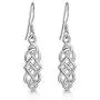 Amberta Women and Girls 925 Sterling Silver Earrings Celtic Design Amberta Women and Girls 925 Sterling Silver Earrings Celtic Design