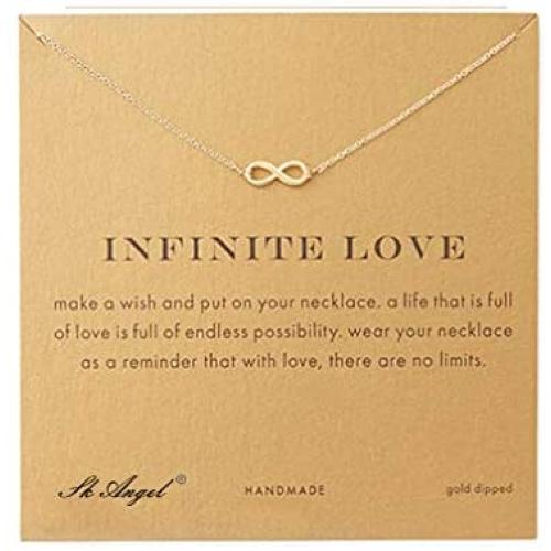 Sun Y Necklace Friendship Anchor Unicorn Good Luck Elephant Pendant Chain Necklace with Meaning Card Gift Card