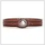 Heavstjer Punk Alloy Buckle Wristband Leather Cuff Bracelet Heavstjer Punk Alloy Buckle Wristband Leather Cuff Bracelet