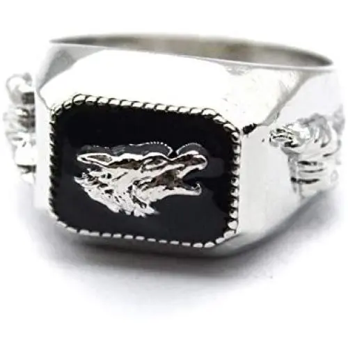 Howling Wolf Ring for Men, Retro Wolf Totem Rings, Norse Viking Wolf Head Ring, Punk Wolf Signet Rings, Tribal Amulet Ring, Gothic Animal Wolf Jewelry Gift for Men Boys Howling Wolf Ring for Men, Retro Wolf Totem Rings, Norse Viking Wolf Head Ring, Punk Wolf Signet Rings, Tribal Amulet Ring, Gothic Animal Wolf Jewelry Gift for Men Boys