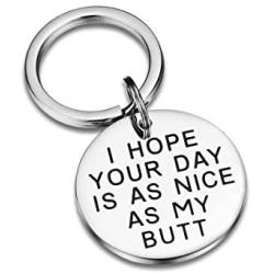 CJ&M Husband Keychain When I Tell You I Love You Husband Gift Boyfriend Gift,Wife Gift,Dad Gift, Men Gift