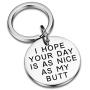CJ&M Husband Keychain When I Tell You I Love You Husband Gift Boyfriend Gift,Wife Gift,Dad Gift, Men Gift