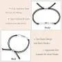 SANNYRA Morse Code Bracelet Bar on Silk Cord Friendship Bracelet Gift for Her SANNYRA Morse Code Bracelet Bar on Silk Cord Friendship Bracelet Gift for Her