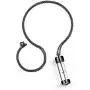 PiercingJ Personalized Custom Time Memory Hourglass Glass Pendant Cremation Necklace Stainless Steel Urn Necklace for Ashes Eternal Infinity Cremation Keepsake Memorial Jewelry