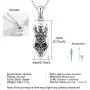 Silikepa Cremation Jewelry Urn Necklace for Ashes Skull Cross Necklace Keepsake Heart Urn Pendant Ash Holders with Sterling Silver for Memory Punk Style Silikepa Cremation Jewelry Urn Necklace for Ashes Skull Cross Necklace Keepsake Heart Urn Pendant Ash Holders with Sterling Silver for Memory Punk Style
