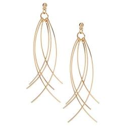 Handmade Curved Bar Earring for Women