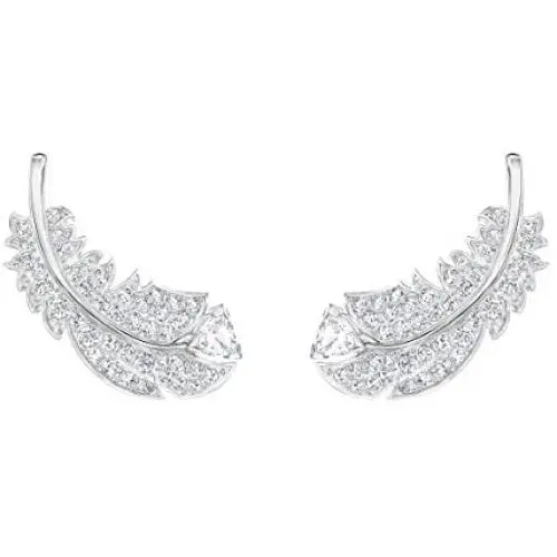 SWAROVSKI Womens Nice Jewelry Collection, Rhodium Finish, Clear Crystals SWAROVSKI Womens Nice Jewelry Collection, Rhodium Finish, Clear Crystals