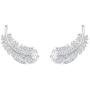 SWAROVSKI Womens Nice Jewelry Collection, Rhodium Finish, Clear Crystals