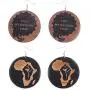 SMALLLOVE Bohemian Wood Drop Dangle Earrings Set for Women Girls African Natural Lightweight Wooden Black Big Round Circle Geometric Ethnic Style Earring SMALLLOVE Bohemian Wood Drop Dangle Earrings Set for Women Girls African Natural Lightweight Wooden Black Big Round Circle Geometric Ethnic Style Earring