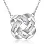 Personalized Ring Necklace for Women Personalized Name Necklace Engraved 2-4 Names Necklace Pendant for Men Custom Jewelry Birthday Gift Personalized Ring Necklace for Women Personalized Name Necklace Engraved 2-4 Names Necklace Pendant for Men Custom Jewelry Birthday Gift