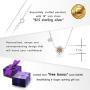 Golden Pollen Daisy ''Innocence'' Flower Pendant Necklace, Never Rust 925 Sterling Silver, Hypoallergenic Chain for Women, Girls & Teens with Free Breathtaking Gift Box for Special Moments of Love