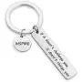 Eigso Graduation Gift Inspirational Keychain Encouraging Words Jewelry for Family Friends Colleague Classmate Boss(Challenge Change You KR)