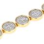 BIJOUX BOBBI Womens Espanol Coin Drop Design Bracelet Series