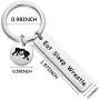 WUSUANED Wrestling Lover Gift Eat Sleep Wrestle Keychain Workout Jewelry Gift for Sport Lover