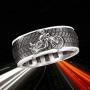 Motorcycle Ring for Men, Tire Tread Motorcycle Ring, Motorcycle Biker Ring for Men, Groove Ring, Hip Hop Ring, Punk Rock Ring Jewelry Gift for Men Boys