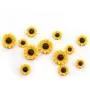 NX Garden 12PCS Yellow Sunflower Girasoles Daisy Flowers Resin Flatback Cabochon with Hole for Necklace Earrings Ring Bracelet Handmade DYD 3 Size NX Garden 12PCS Yellow Sunflower Girasoles Daisy Flowers Resin Flatback Cabochon with Hole for Necklace Earrings Ring Bracelet Handmade DYD 3 Size