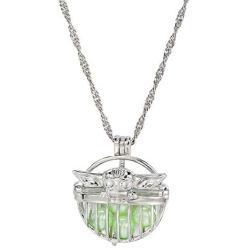 hanreshe Baby Master Necklace Crystals Master Skywalker Pendant Baby Mandalorian Jewelry Cosplay Costume Women Men Gift