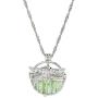 hanreshe Baby Master Necklace Crystals Master Skywalker Pendant Baby Mandalorian Jewelry Cosplay Costume Women Men Gift