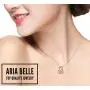 Aria Belle Silver Love Heart Pendant Necklace18K White Gold Plated Cubic Zirconia Jewelry Gift Necklaces for Women Aria Belle Silver Love Heart Pendant Necklace18K White Gold Plated Cubic Zirconia Jewelry Gift Necklaces for Women