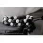 Tiger Eye Stone Bracelet Men Women - Natural Energy Stone Essential Oil Lava Rock Black Onyx Tiger Eye Beads Bracelet Adjustable Couples