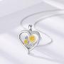 Sunflower Daisy Necklace for Women You Are My Sunshine Necklace Birthday Jewelry Gifts for Mom Wife