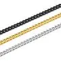 ChainsPro Boys Chain Link Bracelet, 4 mm Width, 16+5CM Adjustable, 18K Gold Plated/316L Stanless Steel/Black-with Gift Box ChainsPro Boys Chain Link Bracelet, 4 mm Width, 16+5CM Adjustable, 18K Gold Plated/316L Stanless Steel/Black-with Gift Box
