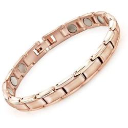 38 Elegant Stainless Steel Magnetic Bracelet for Women Magnetic Therapy Bracelet Pain Relief for Arthritis with Free Link Removal Tool