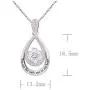 ALOV Jewelry Sterling Silver''You are the only one in my heart'' Cubic Zirconia Pendant Necklace ALOV Jewelry Sterling Silver''You are the only one in my heart'' Cubic Zirconia Pendant Necklace